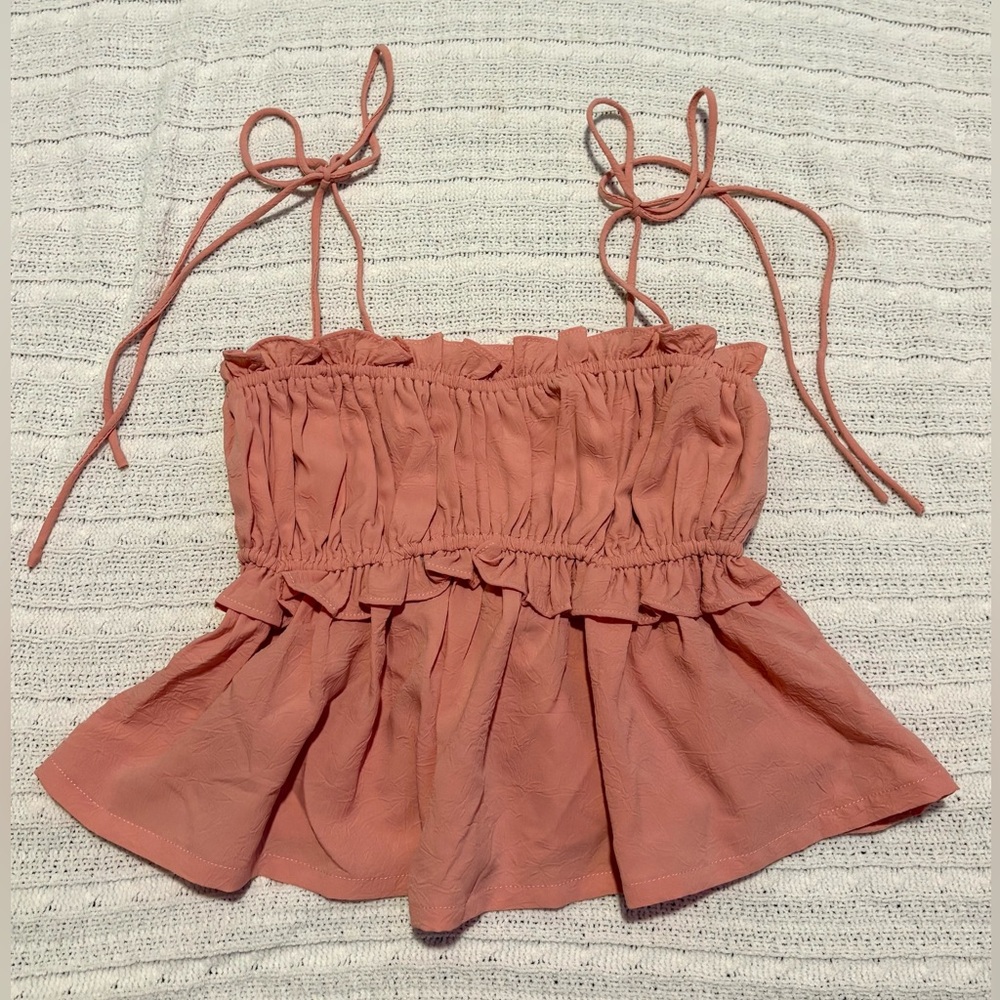 Altar'd State Dusty Rose Pink Tank Top, Never worn, True to size